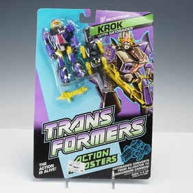 Transformers Action Masters Figurine Decepticon Krok with Gatoraider