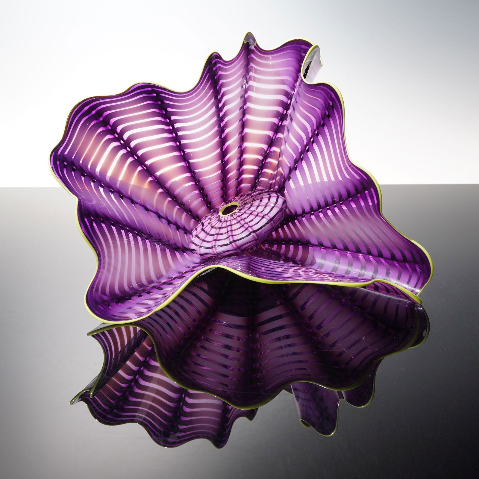 Dale Chihuly Persian Art Glass Sculpture Set, Imperial Iris (1 of 9)