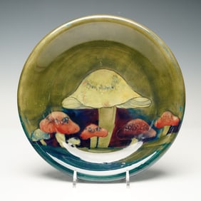 William Moorcroft Pottery Plate, Claremont