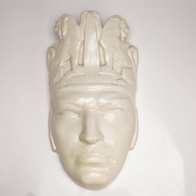 Rare Doulton & Co. Wall Mask, The Lion of the East, Number One!