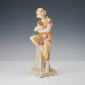 Royal Doulton Prototype Colorway Figurine, Lido Lady HN1220