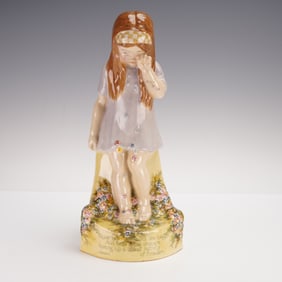 Royal Doulton Figurine, Upon Her Cheeks She Wept HN59