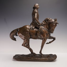 Royal Worcester Bernard Winskill Bronze Sculpture, Washington