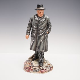 Royal Doulton Prototype Colorway Figurine, Winston Churchill