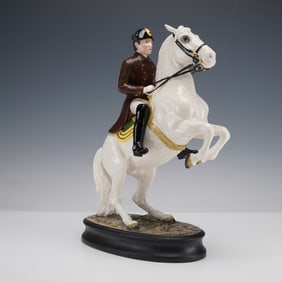 Beswick Porcelain Figurine, Lipizzaner with Rider 2467