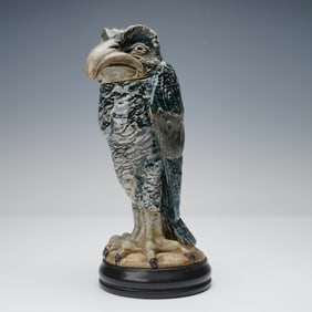 Martin Brothers Stoneware Grotesque Wally Bird Tobacco Jar