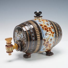 Doulton Lambeth Stoneware Spirit Barrel