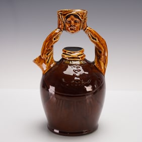 Royal Doulton Kingsware Flask, The Quiet Woman