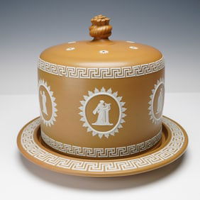 Adams Tunstall Jasperware Cheese Dome