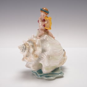 Minton Porcelain Figurine, Les Enfants de la Mer L'enfant a la Lyre