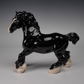 Beswick Collectors' Club Special Figurine of 1996, Cantering Shire BCC96