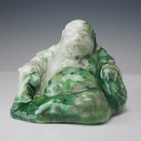 Royal Doulton by Noke and Nixon Figurine, Very Rare Chinese Jade Buddha