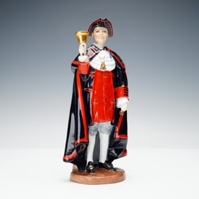 Coalport Bone China Figurine, The Town Crier