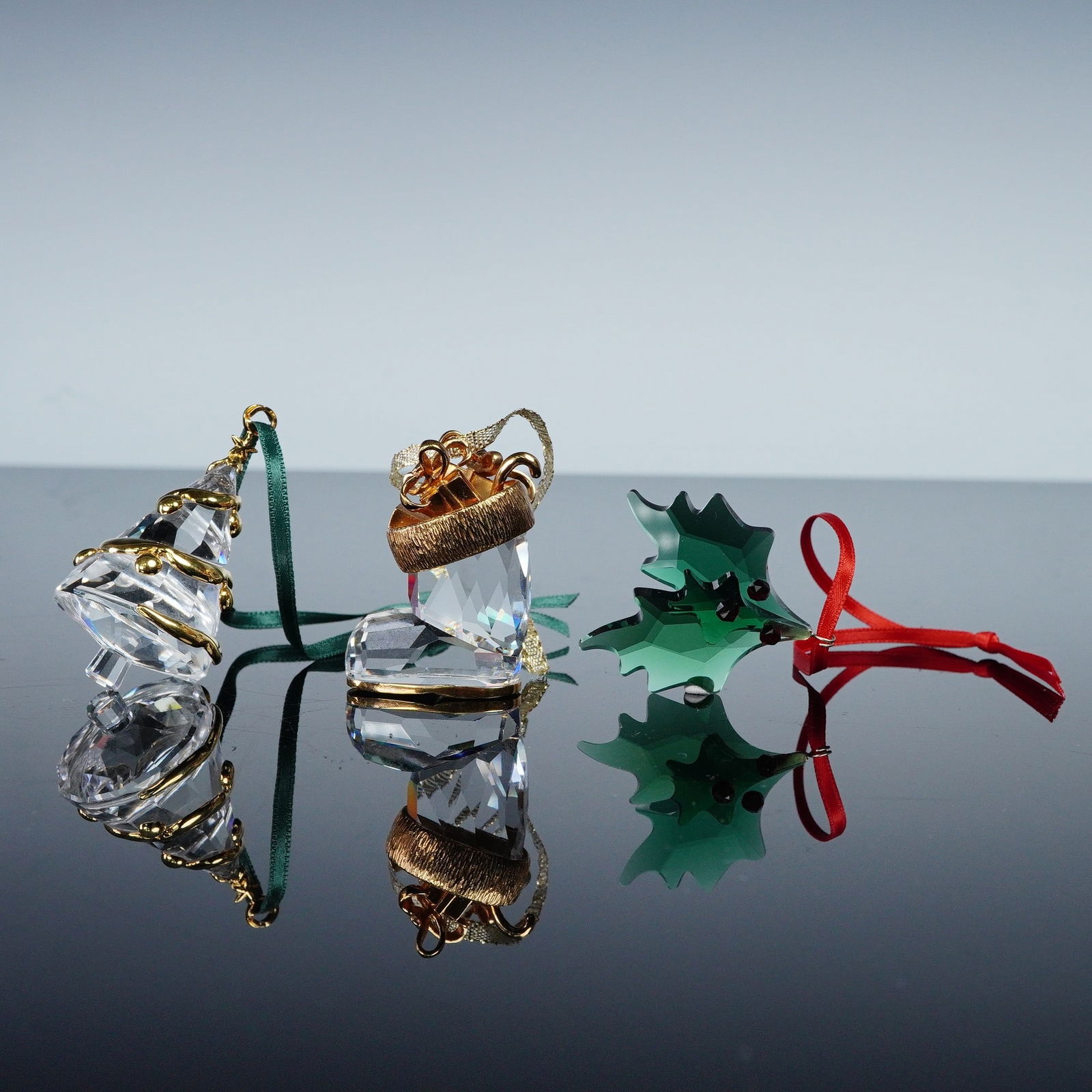 3pc Swarovski Crystal Christmas Ornaments (1 of 8)