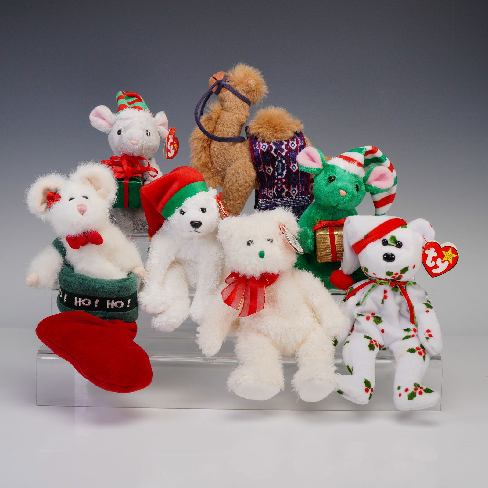7pc Ty Beanie Babies Plush Stuffed Animals, Christmas Collection (1 of 5)
