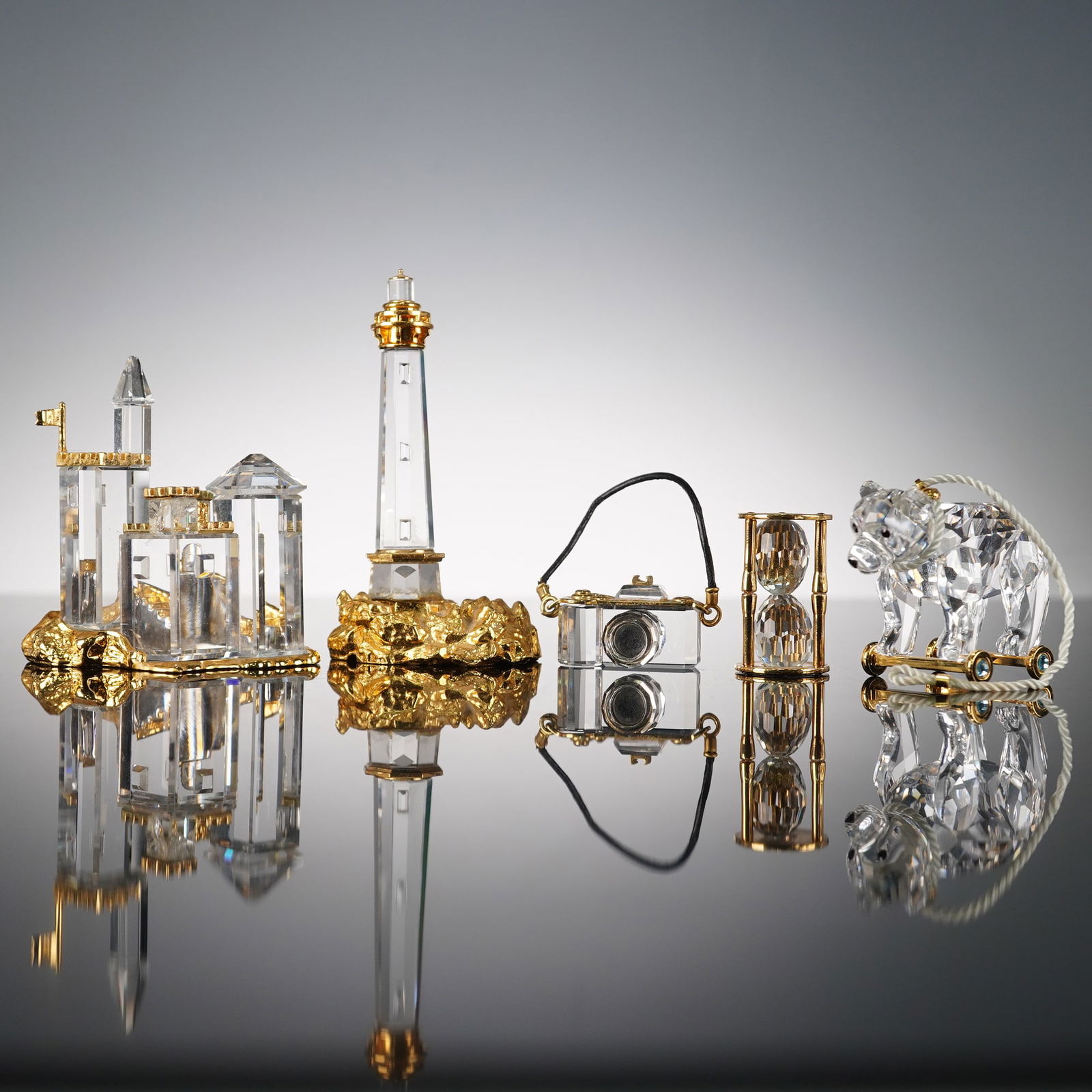 5pc Swarovski Crystal Memories Figurines (1 of 4)