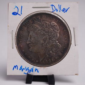 1921 Morgan Dollar Silver One Dollar Coin