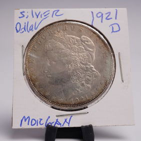 1921-D Morgan Dollar Silver One Dollar Coin