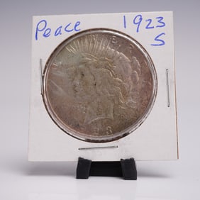 1923-S Peace Dollar Silver One Dollar Coin