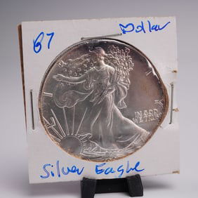 1987 American Silver Eagle One Dollar Coin