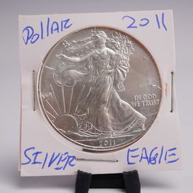 1990 American Silver Eagle One Dollar Coin