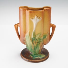 Roseville Pottery Vase, Thorn Apple