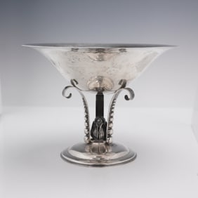 Danish Silver Plated Compote Bowl