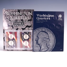 2pc Whiteman & H.E Harris & CO Washington Quarters Collection