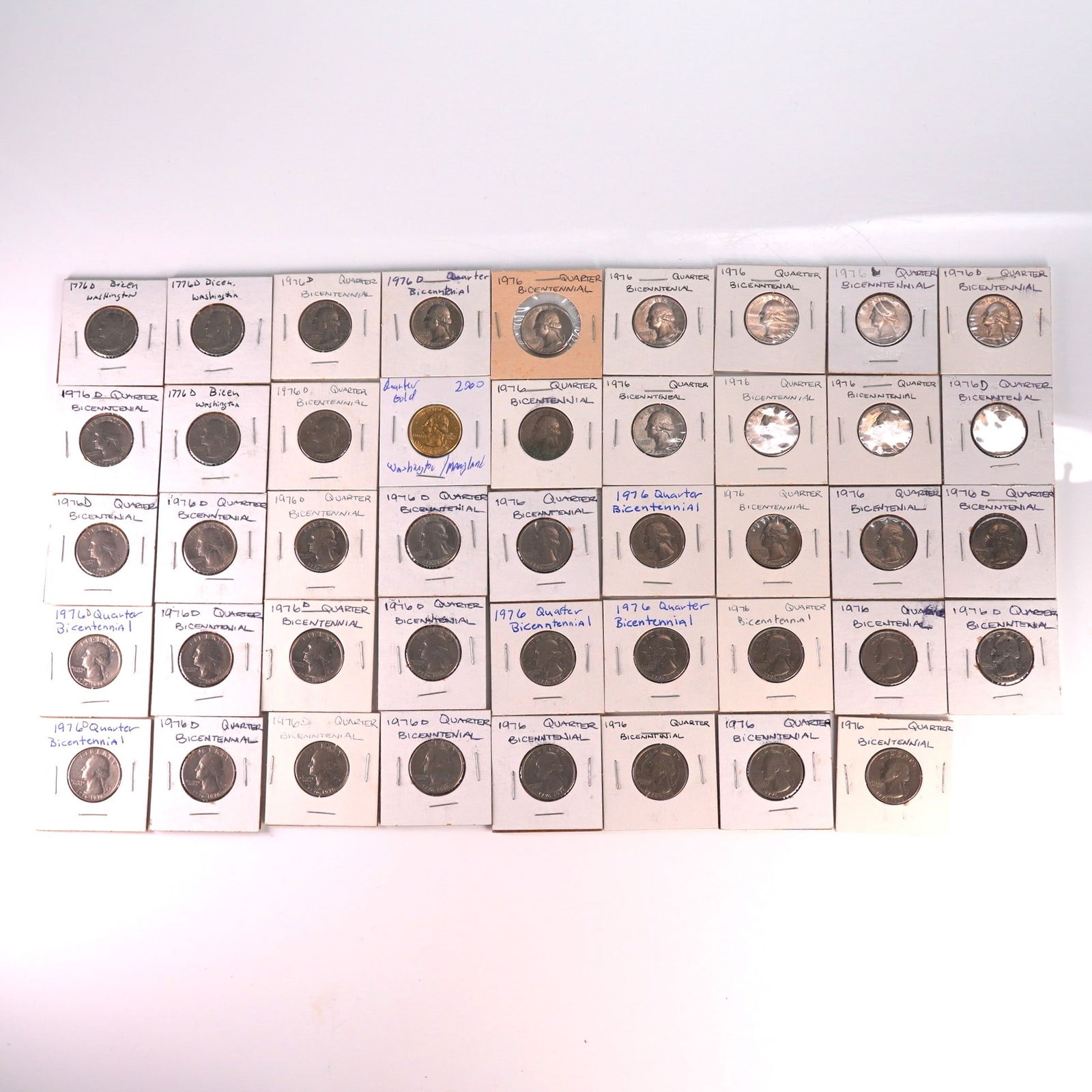44pc US Quarter Collection Bicentennial and State Coins (1 of 8)