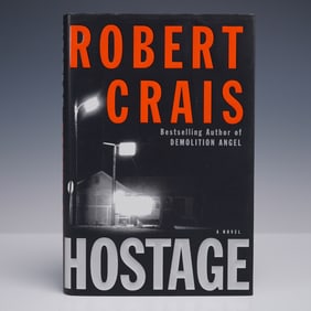 Signed First Edition Robert Crais Book, Hostage