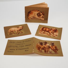 4pc Antique Advertising Shoe Booklets - Phelps, Dodge & Palmer Co.