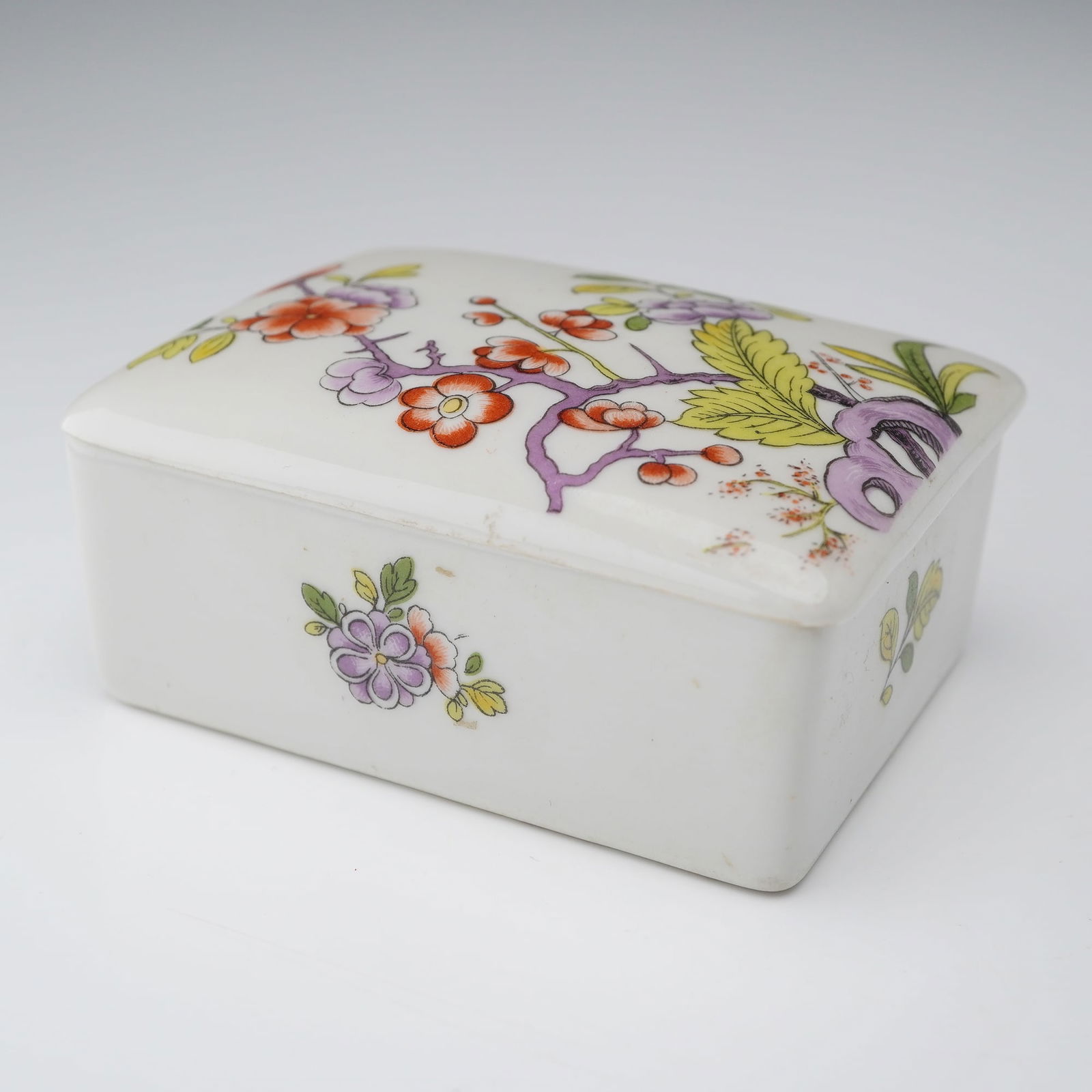 Limoges France Floral Lidded Ring Box (1 of 4)