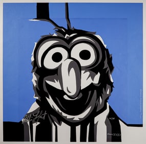 Allison Lefcort, Giclee on Canvas, Gonzo, Signed and Numbered