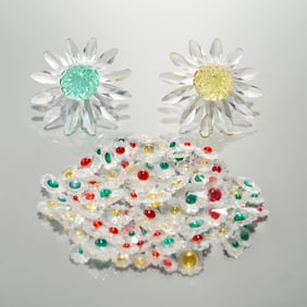 Swarovski Crystal Figurines and Loose Crystals, Marguerites