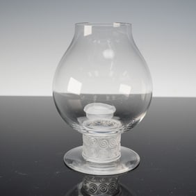 Lalique Crystal Snifter Glass, Chinon