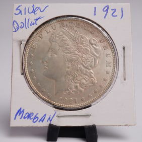 1921 Morgan Dollar Silver One Dollar Coin