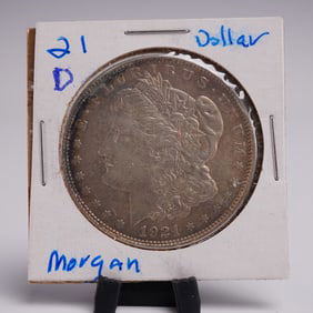 1921-D Morgan Dollar Silver One Dollar Coin