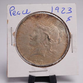 1923-S Peace Dollar Silver One Dollar Coin