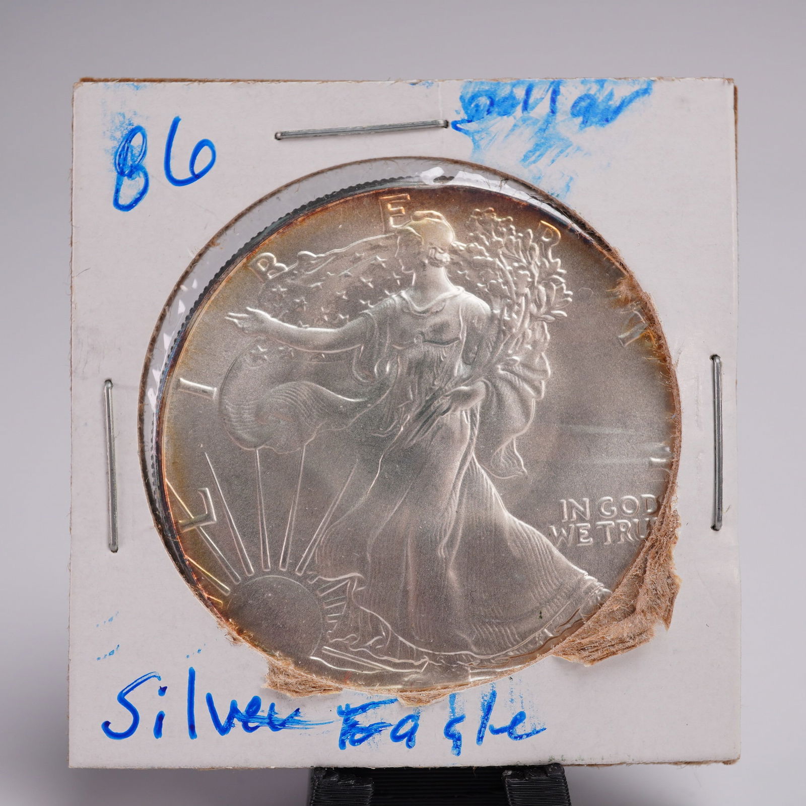 1986 American Silver Eagle One Dollar Coin (1 of 2)