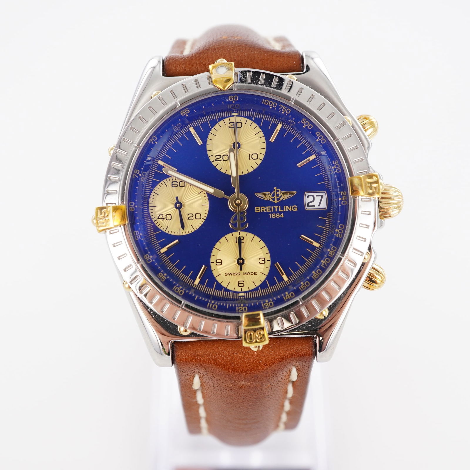 Breitling Chronomat Stainless Steel and Gold Wristwatch (1 of 8)