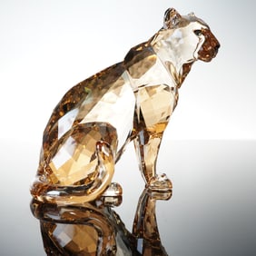 Swarovski Annual Edition Crystal Figurine, Sofia Amur Leopard