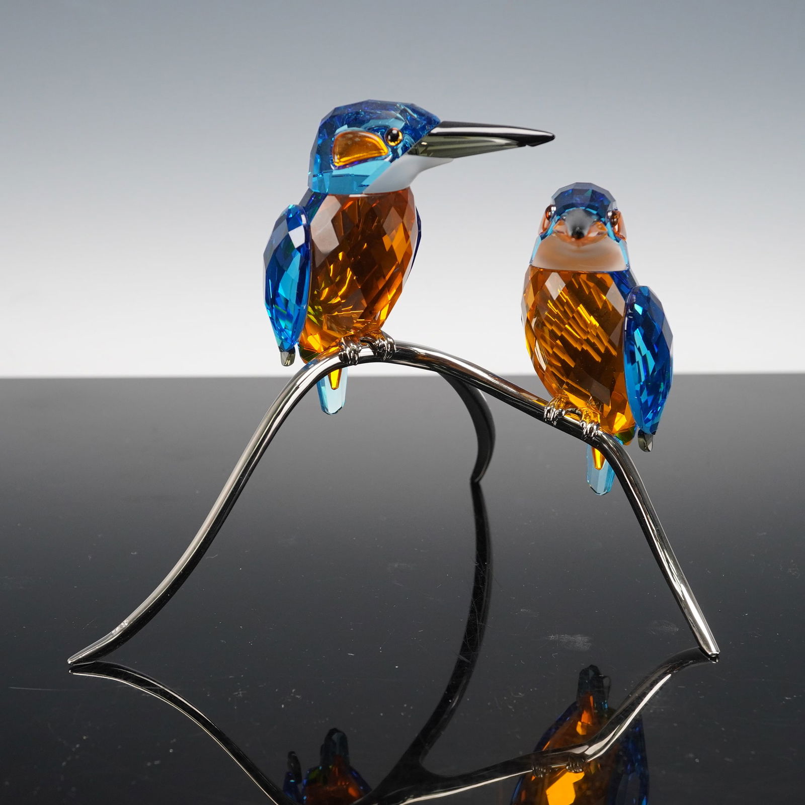 Swarovski Crystal Figurine, Kingfishers Blue Turquoise (1 of 5)