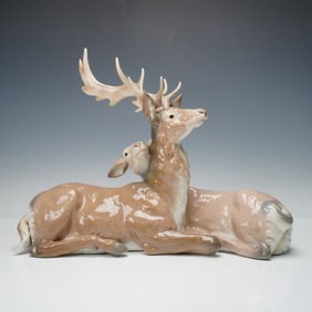 Rare Lladro Porcelain Sculpture, Bucks 1004964