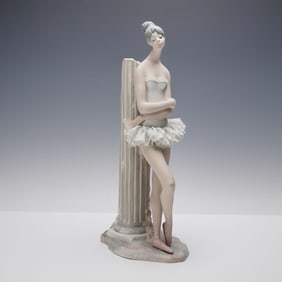 Rare Lladro Matte Porcelain Figurine, Lady Ballerina PP121M