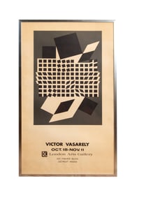 Victor Vasarely (Hungarian/French, 1906-1997) Poster