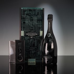 3pc 2011 Bollinger 007 Spectre Collector Set Champagne In Case