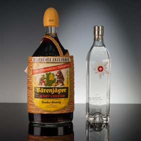 2pc Barenjager Honey Liqueur & Etter Swiss Eau-de-Vie Gift Set