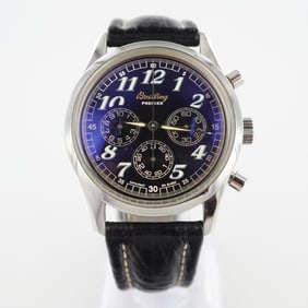 Breitling Navitimer Premier Stainless Steel Chronograph Wristwatch