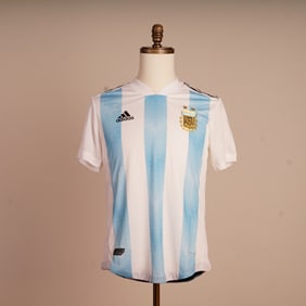 Lionel Messi Argentina National Team Home Shirt Replica w/ COA, Signed