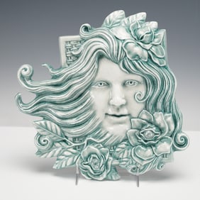 Royal Doulton Prototype Rose Maiden Wall Plaque